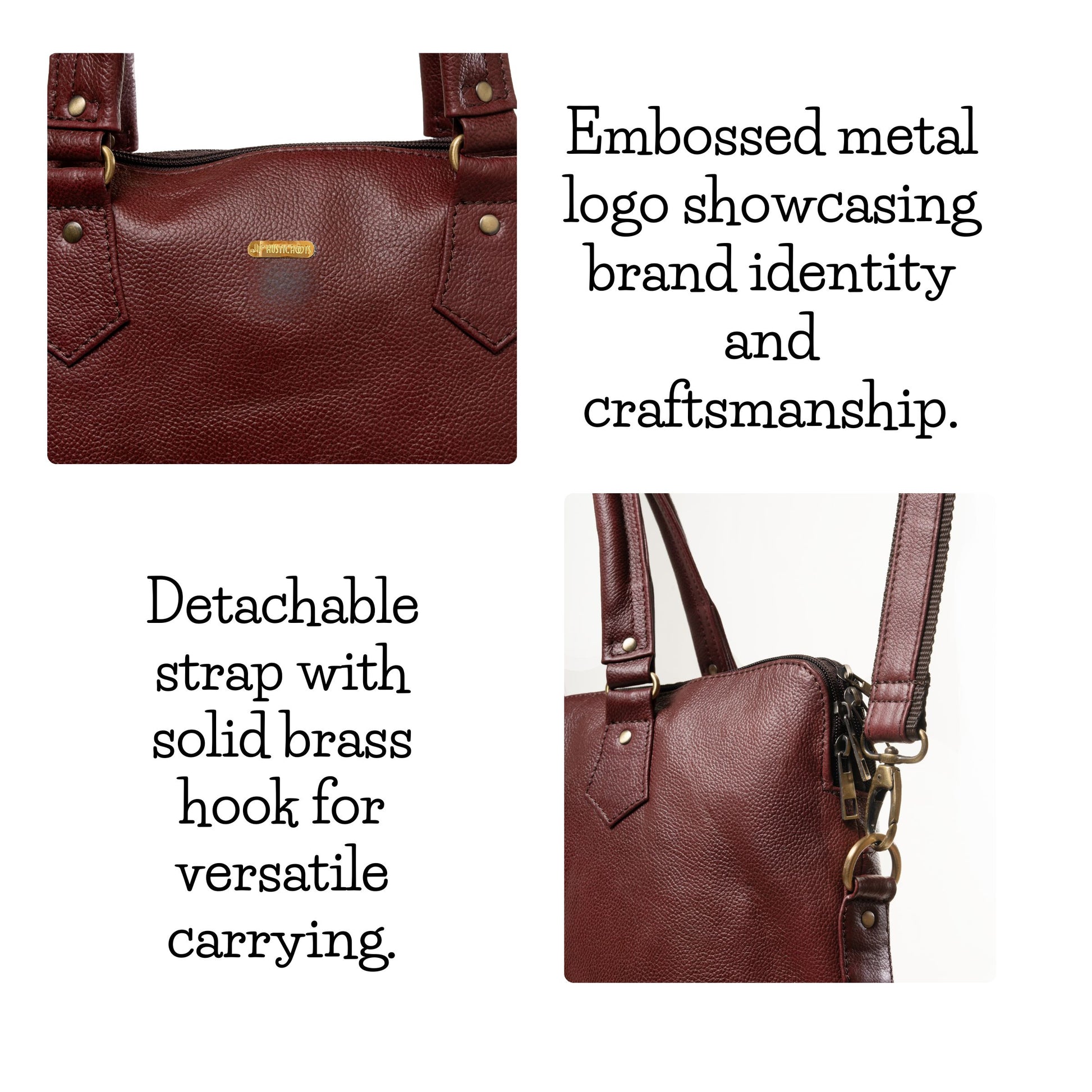 Cherry Red Laptop Handbag for Women – Office Use